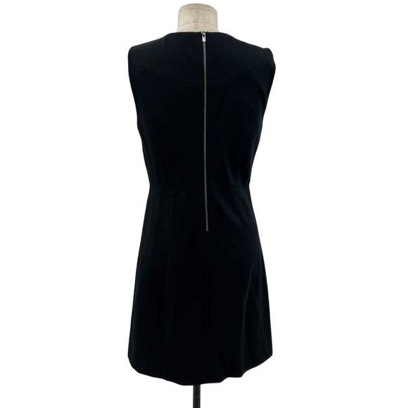 Diane von Furstenberg Carrie Sleeveless Ponte A-line Dress Black Size 6 - Picture 8 of 13